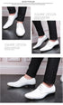 Elegant Oxford Dress Shoes for Men - Luxurious Patent Leather Formal Footwear for Weddings and Office Events, Sizes 38-48, Soft Rubber Outsole and Pointed Toe Design